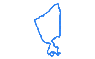 Route shape for Route 10 at Banbury DTC