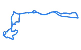 Route shape for Route 11 at Banbury DTC