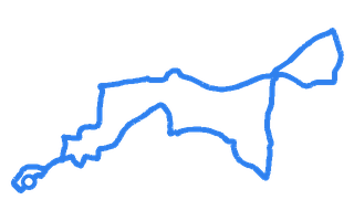 Route shape for Route 13 at Banbury DTC