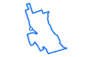 Route shape for Route 1 at Barking (Tanner Street) DTC