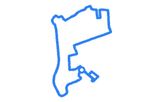 Route shape for Route 6 at Barking (Tanner Street) DTC
