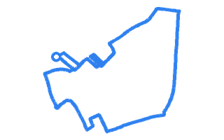 Route shape for Route 13 at Barking (Tanner Street) DTC