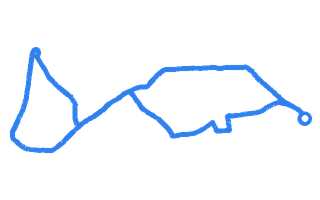 Route shape for Route 6 at Barnet DTC