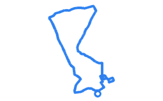 Route shape for Route 9 at Barnet DTC