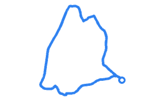 Route shape for Route 13 at Barnet DTC