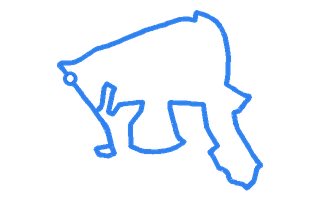 Route shape for Route 14 at Barnet DTC