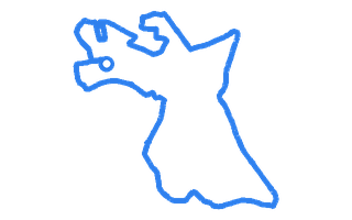 Route shape for Route 5 at Barnsley DTC