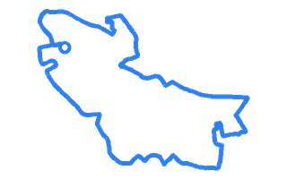 Route shape for Route 6 at Barnsley DTC