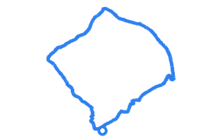 Route shape for Route 10 at Barnsley DTC