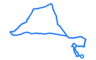 Route shape for Route 16 at Barnsley DTC
