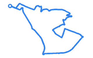 Route shape for Route 3 at Barnstaple DTC