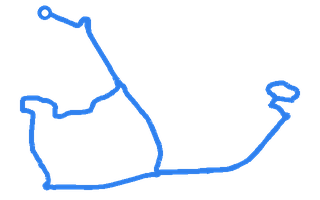 Route shape for Route 5 at Barnstaple DTC