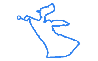 Route shape for Route 8 at Barnstaple DTC