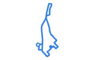 Route shape for Route 1 at Barrow In Furness DTC