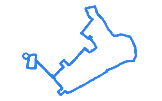 Route shape for Route 2 at Barrow In Furness DTC