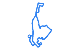 Route shape for Route 7 at Barrow In Furness DTC