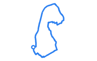 Route shape for Route 10 at Barrow In Furness DTC