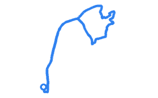 Route shape for Route 11 at Barrow In Furness DTC