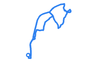 Route shape for Route 18 (NEW) at Barrow In Furness DTC