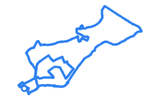 Route shape for Route 3 at Barry DTC
