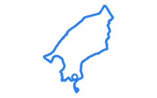 Route shape for Route 10 at Barry DTC