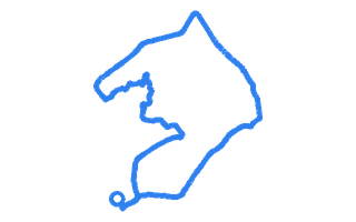 Route shape for Route 11 at Barry DTC