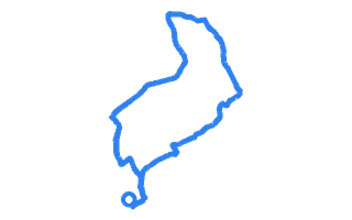 Route shape for Route 14 at Barry DTC
