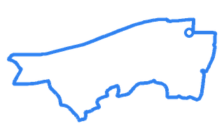 Route shape for Route 1 at Basildon DTC