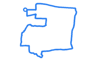 Route shape for Route 2 at Basildon DTC