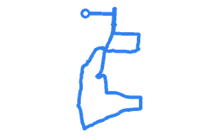Route shape for Route 19 (NEW) at Basildon DTC