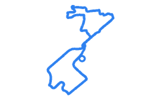 Route shape for Route 5 at Basingstoke DTC