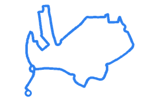 Route shape for Route 8 at Basingstoke DTC