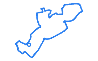 Route shape for Route 9 at Basingstoke DTC
