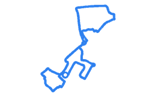 Route shape for Route 10 at Basingstoke DTC