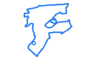 Route shape for Route 13 at Basingstoke DTC