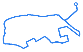 Route shape for Route 3 at Bedford DTC