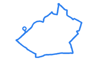 Route shape for Route 4 at Bedford DTC