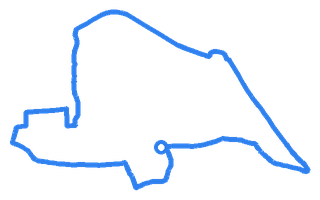 Route shape for Route 3 at Belvedere DTC