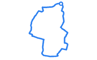Route shape for Route 13 at Belvedere DTC