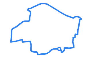 Route shape for Route 15 at Belvedere DTC