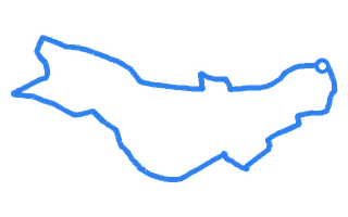 Route shape for Route 18 at Belvedere DTC