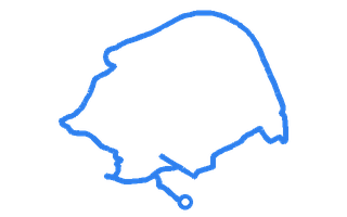 Route shape for Route 5 at Birmingham (Garretts Green) DTC