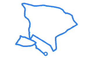 Route shape for Route 6 at Birmingham (Garretts Green) DTC