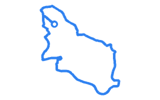 Route shape for Route 12 at Birmingham (Garretts Green) DTC