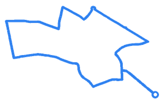 Route shape for Route 13 (NEW) at Birmingham (Garretts Green) DTC