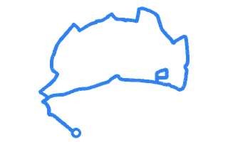 Route shape for Route 16 (NEW) at Birmingham (Garretts Green) DTC