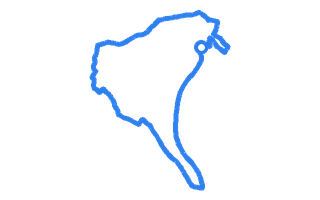 Route shape for Route 3 at Birmingham (Kings Heath) DTC