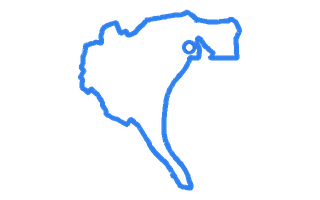 Route shape for Route 7 at Birmingham (Kings Heath) DTC