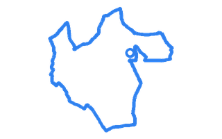 Route shape for Route 9 at Birmingham (Kings Heath) DTC