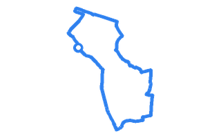 Route shape for Route 2 at Birmingham (Kingstanding) DTC